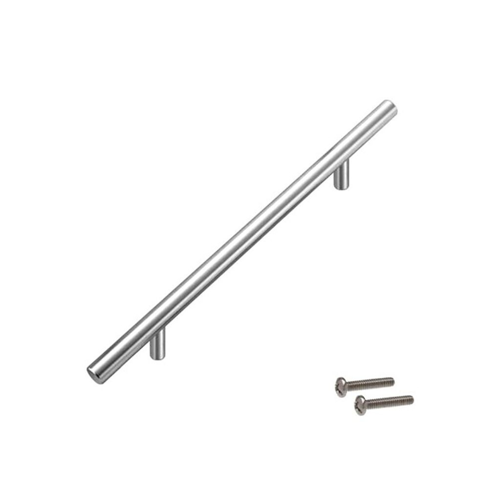 (Stainless Steel, 12*400*256Mm) Handles T Bar Bathroom Kitchen Cupboard Drawer Cabinet Door Hole Handle 64320Mm 699602737102