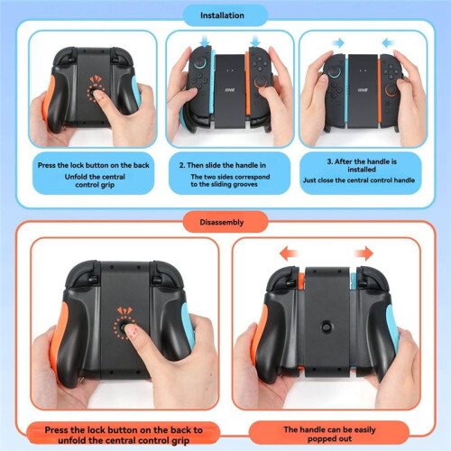 IINE Ladegriff für   2 Controller NS2 Ladegriffe Halterung Ladegerät für -Rechts-Controller A 1