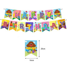 (Flag) Duggee Birthday Hey Party Supplies Cake Topper Banner Balloon Themed Party Decor