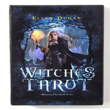(Witches)Carte Tarot Jeu de Société Anglais Deck Oracle Magie Bonne Fée Sorcière Animal Ange
