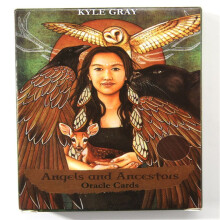 (Gray)Carte Tarot Jeu de Société Anglais Deck Oracle Magie Bonne Fée Sorcière Animal Ange