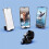 Universal  Ring Mouse with Touchpad and Scroll Wheel 2.4G+BT PPT E-Book Page Flipping for PC LAptops 3