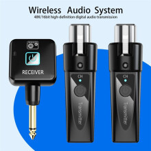 Transmitter and Receiver Rechargeable Signal Adapter Wireless Mic Adapter for Audio Mixer Electric Guitar 1 Transmitter