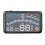 Monitor Plano de Carro OBDII EUOBD 5.5 Polegadas Projetor de PáRa-Brisa HUD Display Lembrete de MudançA de Temperatura da áGua. RPM /H 3
