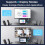 Wireless -Compatible Transmitter and Receiver: Plug &  Portable Wireless Extender Kit Support 2.4/5G, 4K Decode 4