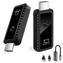 Wireless -Compatible Transmitter and Receiver 100ft/30m, 4K Decode 1080P Output 2.4G/5G Plug&