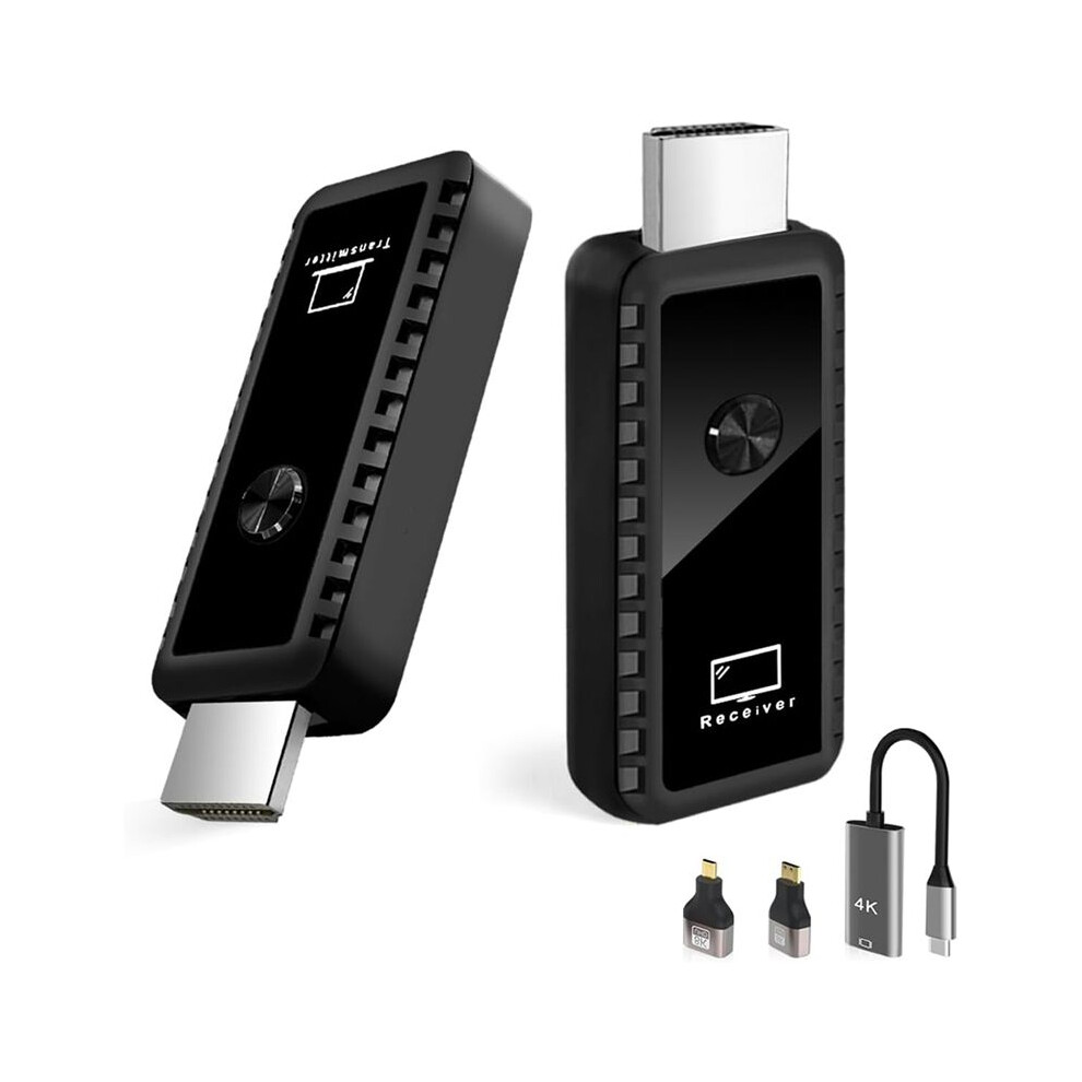 Wireless -Compatible Transmitter And Receiver 100Ft/30M, 4K Decode 1080P Output 2.4G/5G Plug& 6032151761053