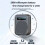 Voice Amplifier with Magnetic Wireless Lavalier Lapel Microphone for Classroom/Yoga/Conference White 2