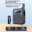 Voice Amplifier with Magnetic Wireless Lavalier Lapel Microphone for Classroom/Yoga/Conference White 4