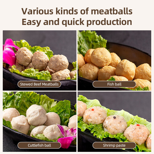 Translucent Meatball Maker - 5 Balls Capacity, 12.5x11cm Kitchen Tool 1