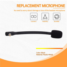 För Spelmikrofon 18 cm/7,09 Tum Lång för Astro A40 Spelheadset, Spelhörlurar, Reparationsdelar för Plug-In E74A