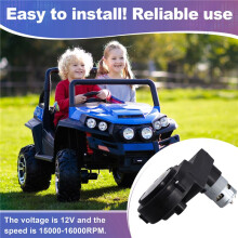 Voiture Électrique pour Enfants 24 V, Boîtier D'Engrenages JY24V775 20800, Moteur Électrique à Couple Élevé et Vitesse Rapide, Pièce de Voiture