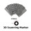 3D Scanning Markers 3.0mm Precision 3D Tracking Dot Reference Point Markers for 3D Scanners for Diffuse Reflection 8