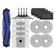 Pièces de Rechange et Accessoires Compatibles avec L'Aspirateur pour T50 MAX PRO OMNI: Brosse Principale, Chiffon de Nettoyage, Sac à