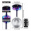 Mirrors  Light with Remote, 23 LED Adjustable Rotating Motor with 6-Inch Silver Mirror  for Home Decor 7