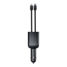 Kit de Coche MP3 Inalámbrico LED, Transmisor FM, Receptor de Audio, Retráctil, USB Tipo C, 2 Puertos, Cargador Rápido.
