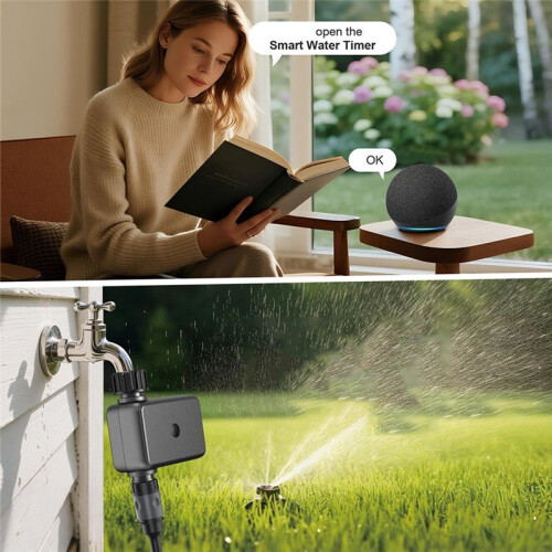 ZigBee Watering Valve Tuya Irrigation Timer Programmable Irrigation Timer Timed Sprinkler System for Garden B 2