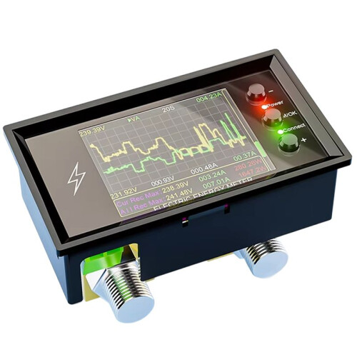 420V WiFi Tuya  Digital Lithium Battery Capacity Detection Tester  Display Voltage Current Power Coulomb Meter