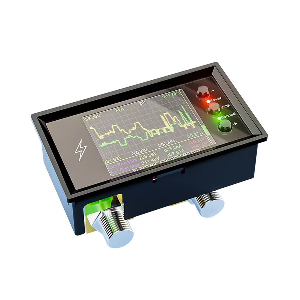 420V Wifi Tuya Digital Lithium Battery Capacity Detection Tester Display Voltage Current Power Coulomb Meter 4713841526214