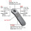Wireless Presenter Remote with Touchpad, Air Mouse Clicker PPT Pointer for PowerPoint Keynote PPT IOS Android B 9