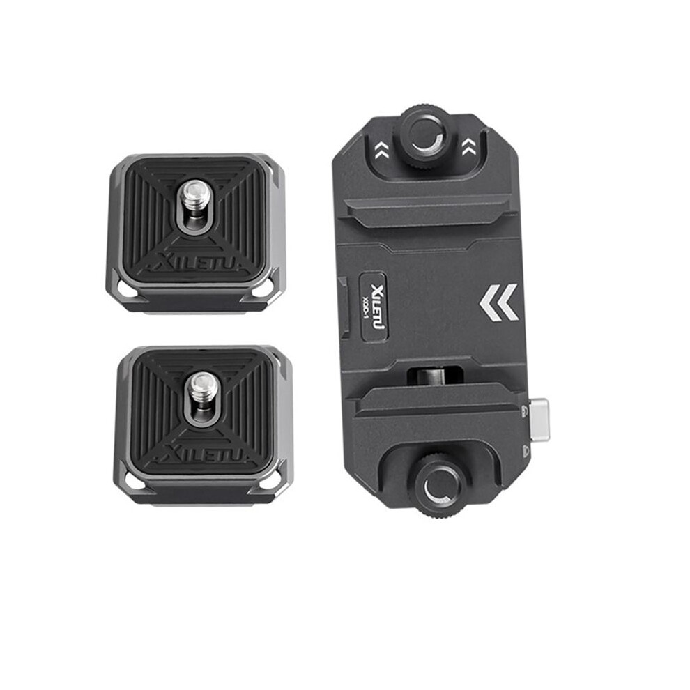 Xiletu Quick Release Camera Clip With Plate Universal Dslr & Action Camera Mount For Backpack Strap Holder 4713543537136
