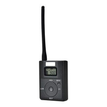 Transmetteur Audio FM Numérique Stéréo Sans Fil Portable, -Récepteur Radio avec Microphone, Entrée AUX 3,5 mm pour MP3/4, Guide Touristique