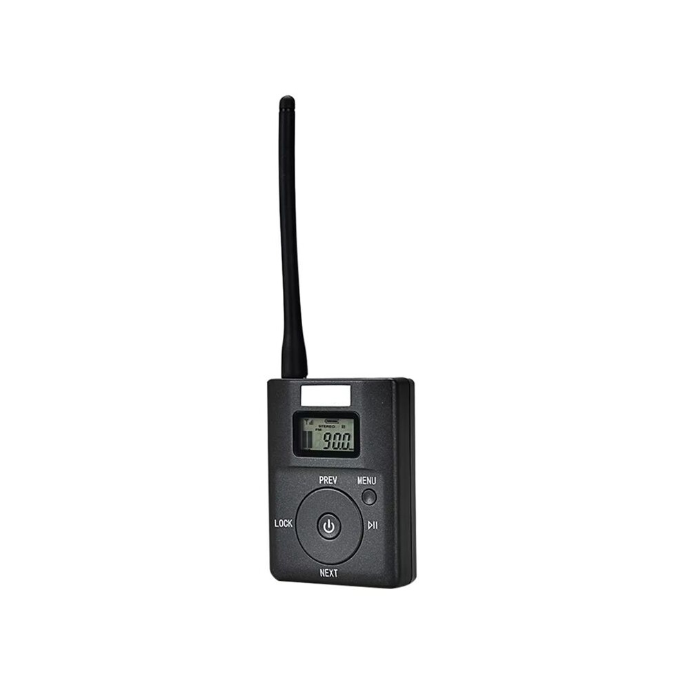 Portable Wireless Stereo Digital Fm Audio Transmitter Radio Receiver With Mic 3.5Mm Aux Input For Mp3/4 Tour Guide 4713519736686