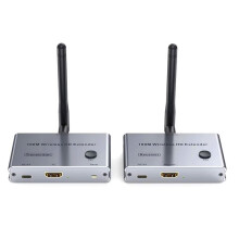 Kabelloser HD-Sender/Empfänger, Bildschirmwechsler, 100 M, Kabelloser Extender, WLAN-Display-Empfänger, Spiegelung Mehrerer Geräte