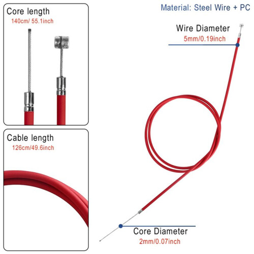 For  Max G3 Electric Scooter Brake  Cable Replacement Enhanced Durability and Performance 2