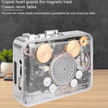 Hi-Fi-Stereo-Kassettenspieler, USB-Kassettenkonverter, Konvertiert MP3 Direkt auf USB-Laufwerk, Retro
