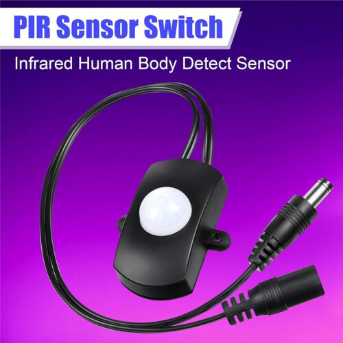 3pcs  5V-24V 5A PIR Motion Activated Sensor Light  Occupancy Motion Sensor with  Coupler Cable for Party 2