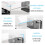 Label Roll Holder for Rolls and Fanfold Labels,Acrylic Label Holder for Thermal Printer,for Desktop Label Printer 3
