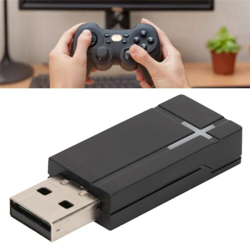 Game Controller Adapter Gamepad Receiver Converter Controller Adapter Plug and  2.4G Wireless Gamepad Receiver 2