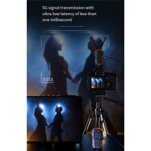 200M Kabelloser Video-Sender/Empfänger mit Akku, Kabelloses -Kompatibles Extender-Kit für Kamera, Monitor, Projektor