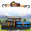 2M Automatic Shrink Bundle Tape Retractable Belts Luggage Securing Tensioner Retractable Ratchet Strap for Car Cargo 2