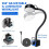 Magnetic Work Light, LED Machine Light, Work Light with Flexible & Magnetic Base, Shop Tool Lamp for Lathe US Plug 5