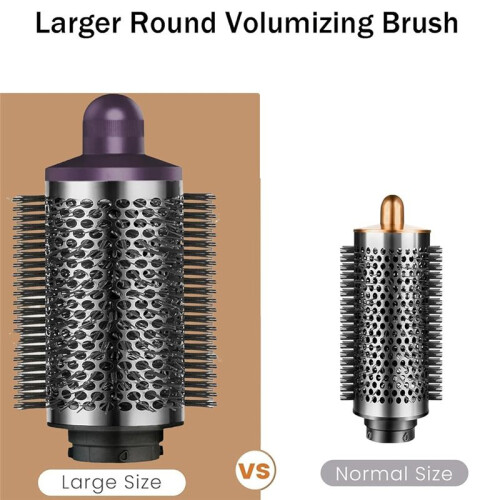 Escova Redonda  para Volume com Acessório para  Airwrap HS01/HS05/HS08, Afofa e Dá Volume para Modelar 2
