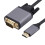 1080P -Compatible to VGA Adapter Cable 1.8m Data Cable 10Gbps HD Screen Cord with Audio Cable and Power Cable 3