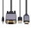 1080P -Compatible to VGA Adapter Cable 1.8m Data Cable 10Gbps HD Screen Cord with Audio Cable and Power Cable 4