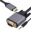 1080P -Compatible to VGA Adapter Cable 1.8m Data Cable 10Gbps HD Screen Cord with Audio Cable and Power Cable 6