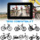 Handlebar Bike Mirror, 1080P Bicycle Rear View Camera with 4.3" Screen Night Vision Function, 110 Wide Angle View 5