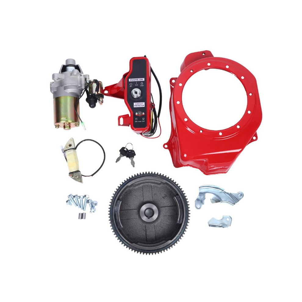 Electric Start Flywheel Motor Kit For Gx160 Gx200 6031577650958