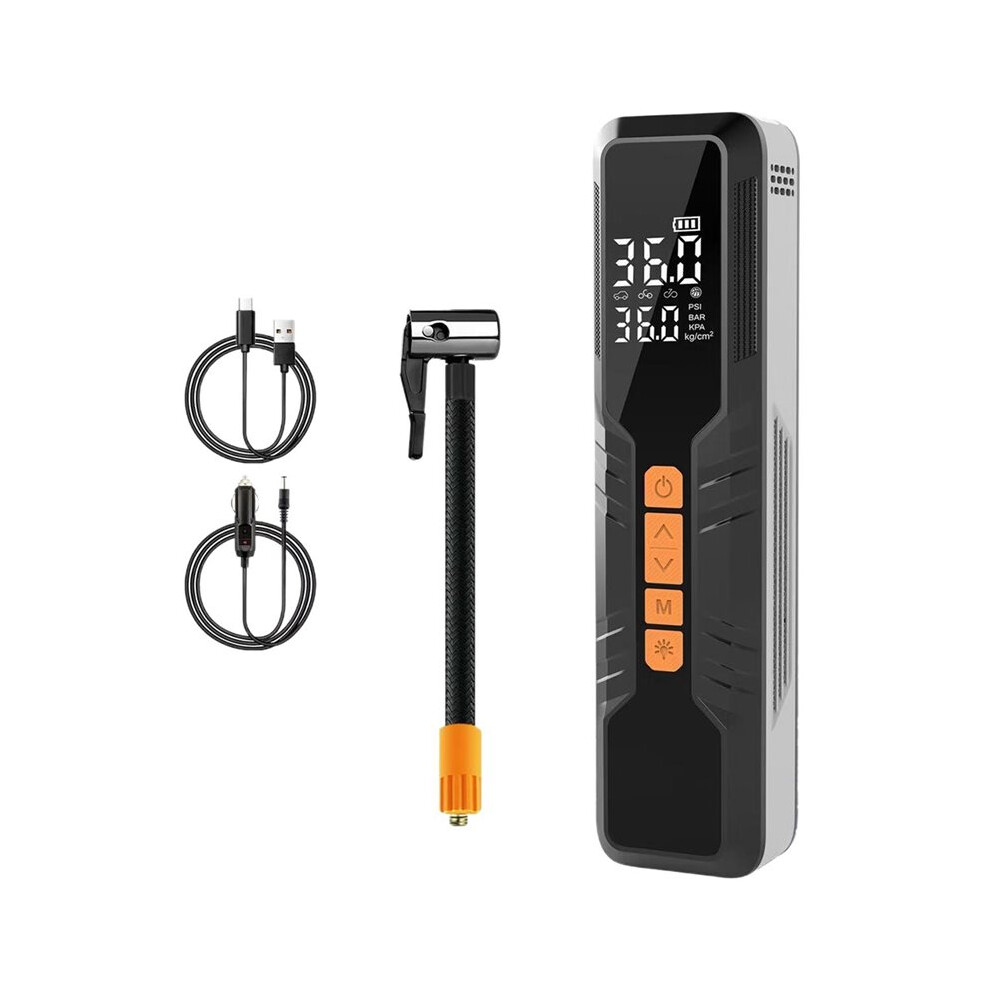 Tire Inflator Portable Air Compressor, 150Psi Cordless Air Pump For Car Tires With Gauge & Led Light 4712864495590
