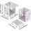 12 Pack 1 Inch Blind Brackets, Vertical Blind Bracket Box Mounting Bracket Window Blinds Headrail Brackets 3
