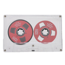 Bande magnétique vierge pour bobine à bobine, 50 minutes, rouge, double-face