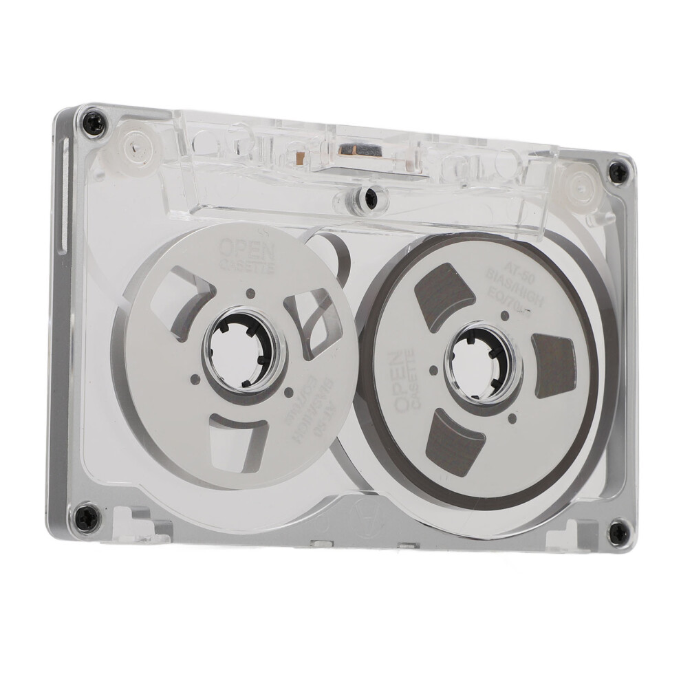 Reel To Reel Blank Cassette Tape 55 Min Aluminum Diy Musical Recorder Silver 4901386211430