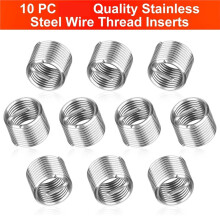 Thread Repair Kit M12x1.75mm, Metric Thread Repair Insert , Rethreading Inserts Tool for Damaged Thread Repairing 15PCS
