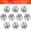 Thread Repair Kit M12x1.75mm, Metric Thread Repair Insert , Rethreading Inserts Tool for Damaged Thread Repairing 15PCS 5