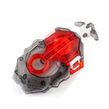 (Gray+Red)B184 Beyblade Launcher links rechts Zwei Wege Draht Beyblade Zubehör Kreisel