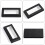 20 Pieces Lash Packaging Empty Eyelashes Packaging Box ,Empty Eyelash Boxes (Black) 2